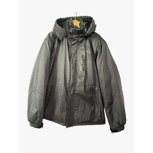 Vicalled Mens Black Coat L Classic Minimalist Outerwear Mod Street Utility Warm